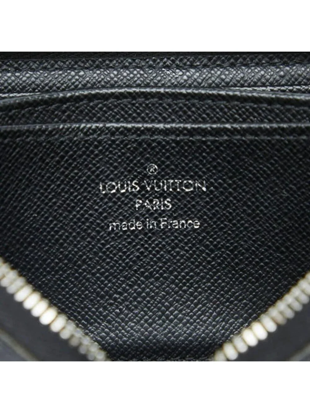 Louis Vuitton Damier Graphite Zippy Coin Purse Black Leather